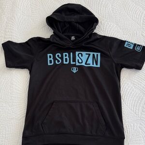 BSBL 101 Youth Large Black and Blue Hoodie
